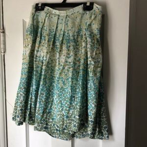 Club Monaco floral skirt size 2